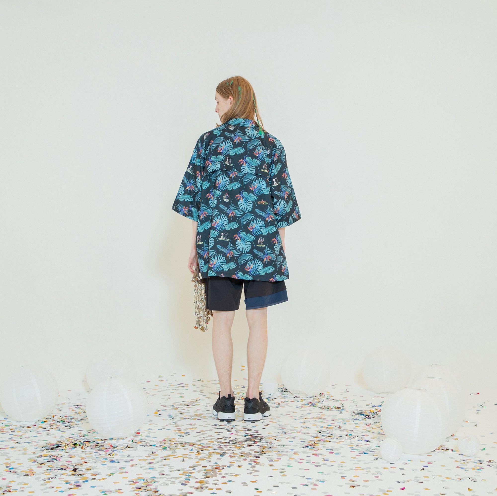 SF24SS-06B | Reflax(R) Carnival Aloha Shirt | Color:Black【STOF_ストフ】【archive】