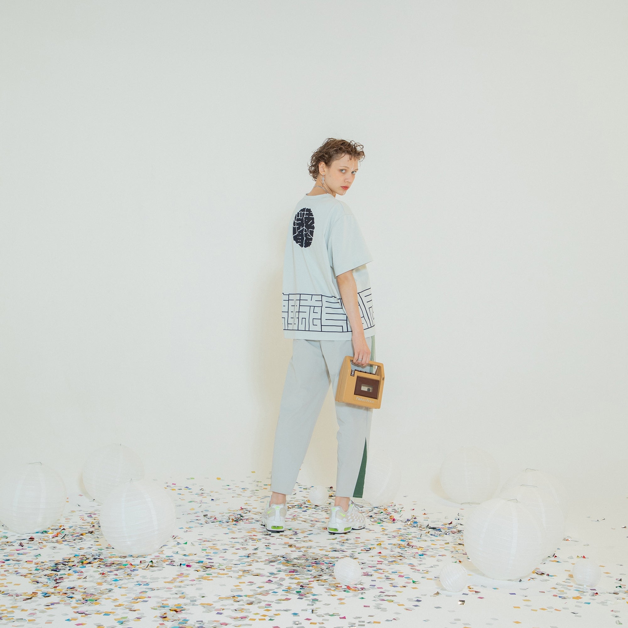 SF24SS-15A | Happi Tee | Color:Ivory【STOF_ストフ】【archive】