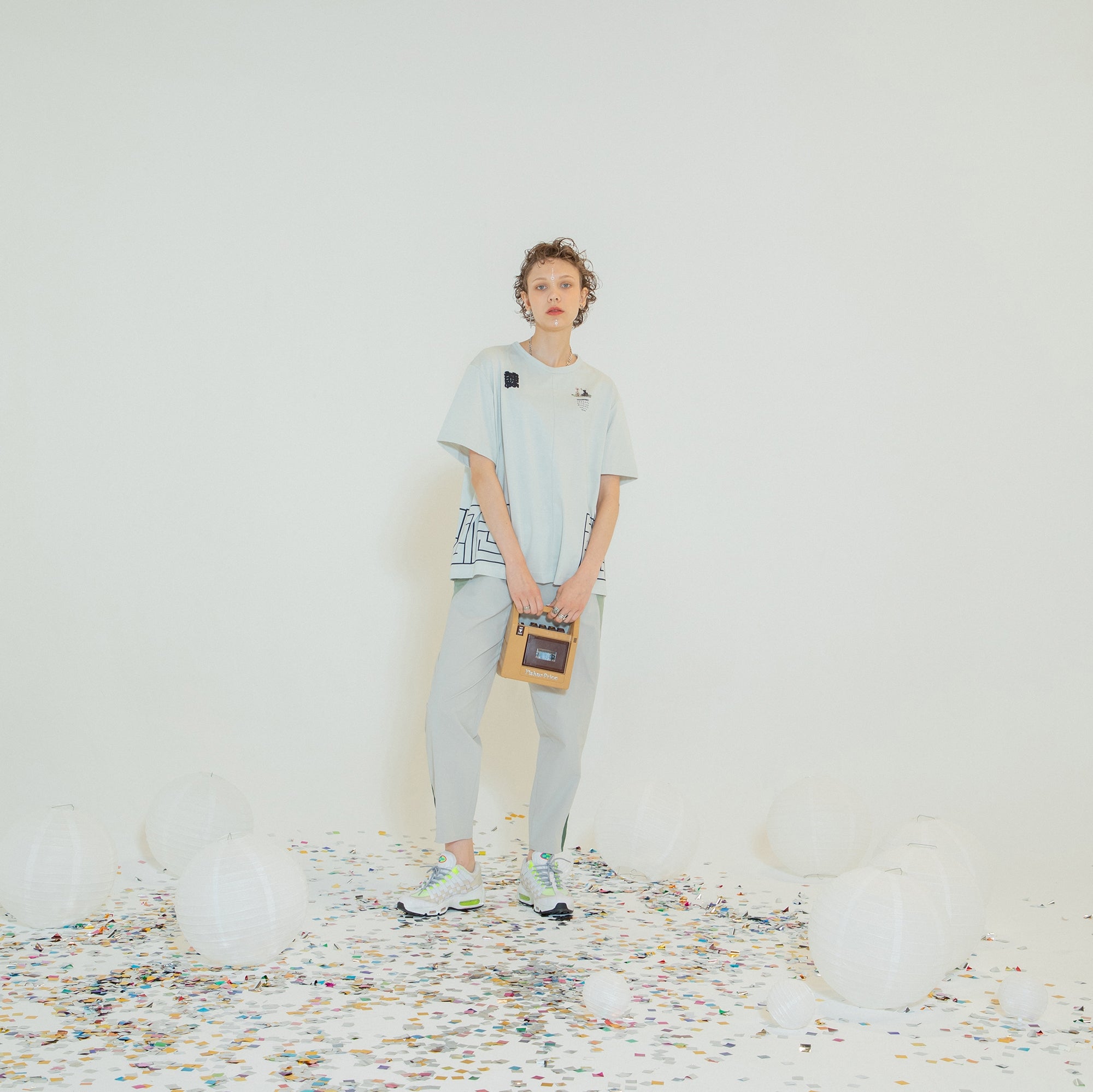 SF24SS-15A | Happi Tee | Color:Ivory【STOF_ストフ】【archive】