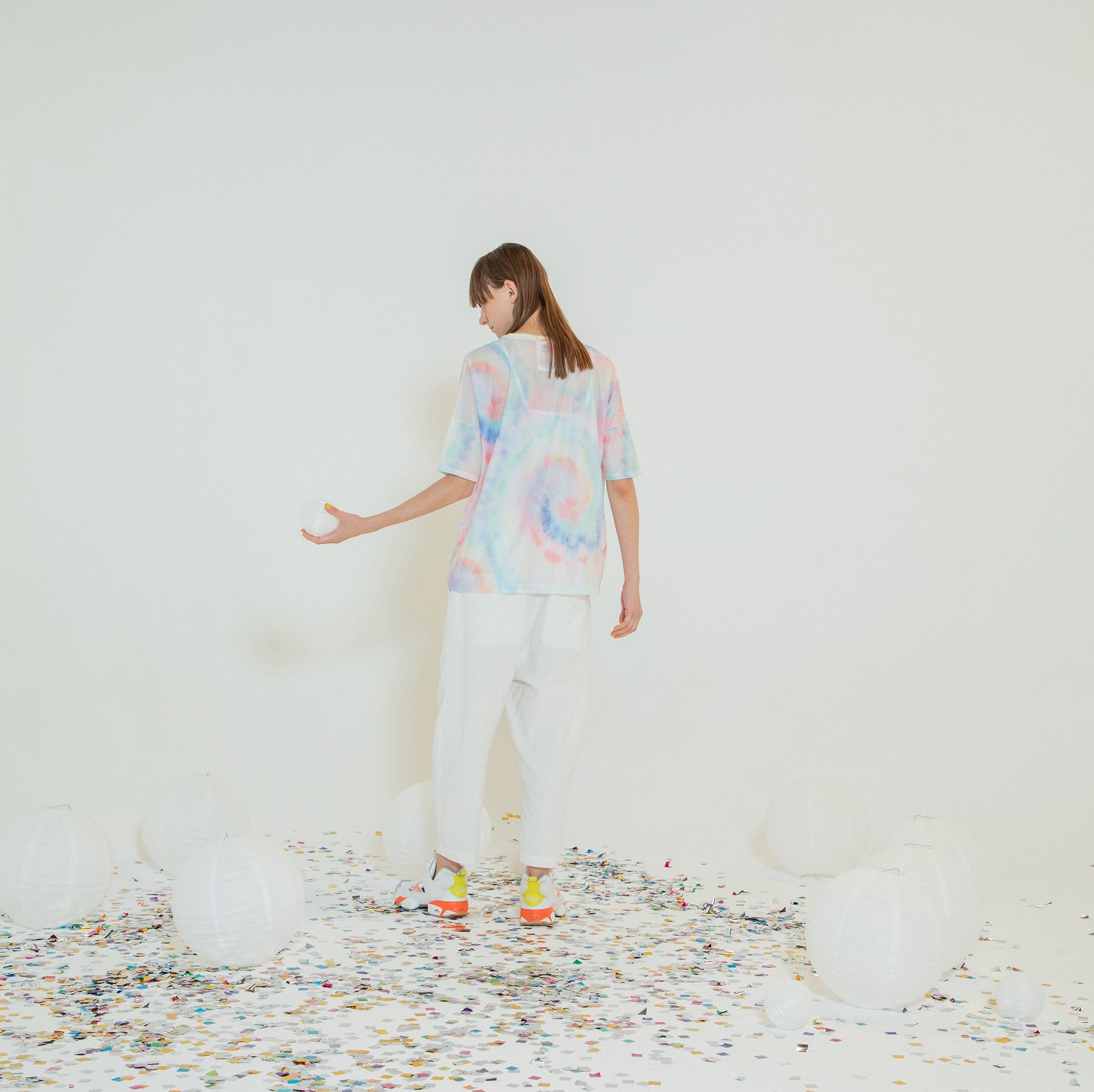 SF24SS-19A | Festival Summer Mesh Tee | Color:Tie-Dye【STOF_ストフ】