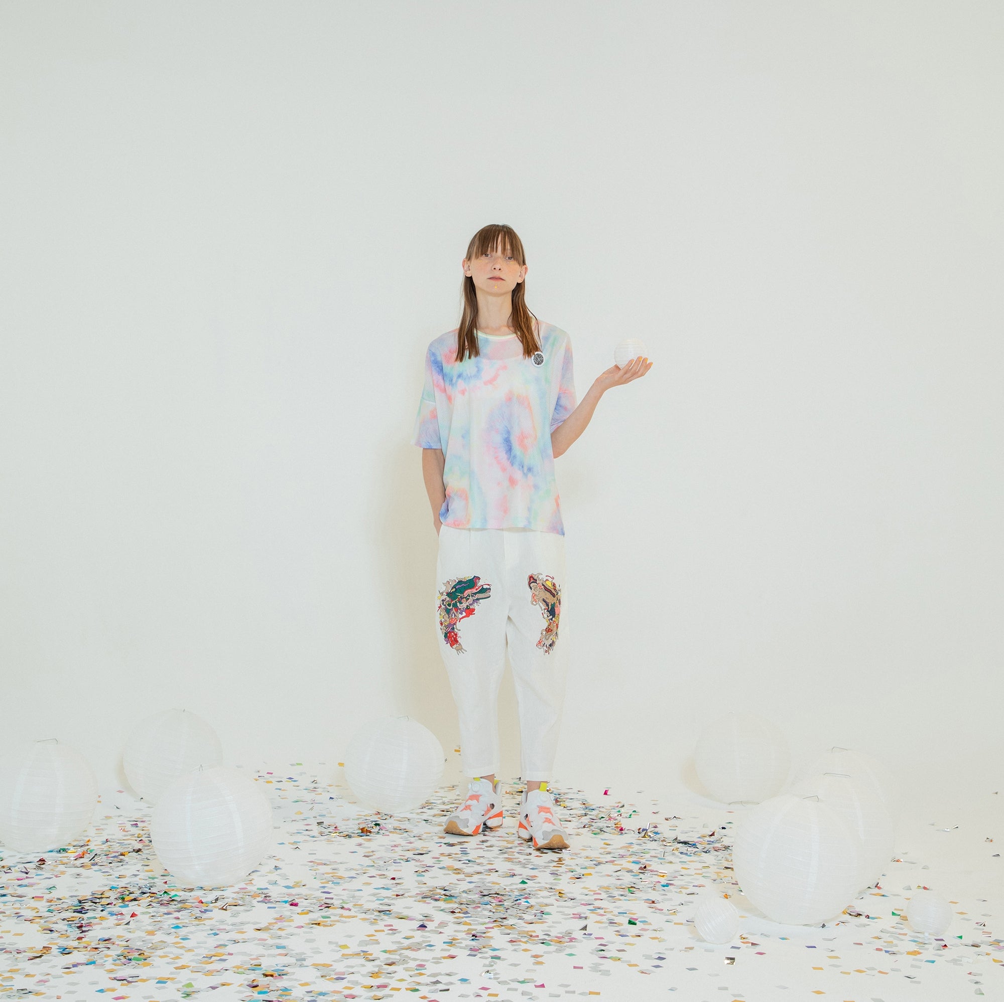 SF24SS-19A | Festival Summer Mesh Tee | Color:Tie-Dye【STOF_ストフ】
