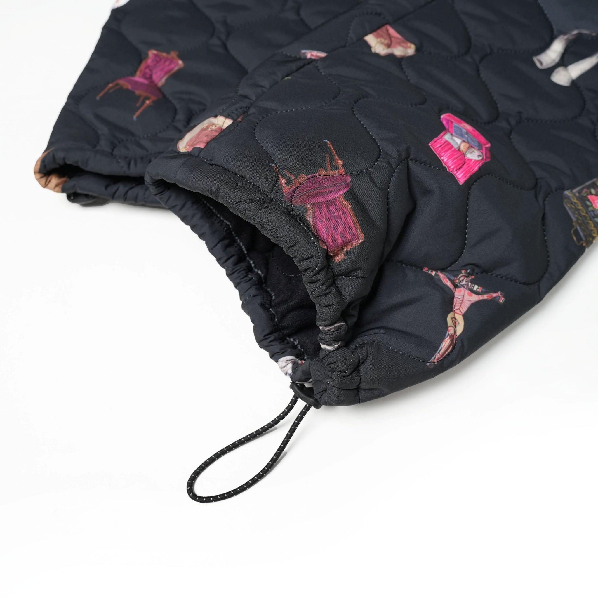 bsd23AW-04b | Barn Antique Quilting Warmer | Color:Black【BEDSIDEDRAMA_ベッドサイドドラマ】【archive】