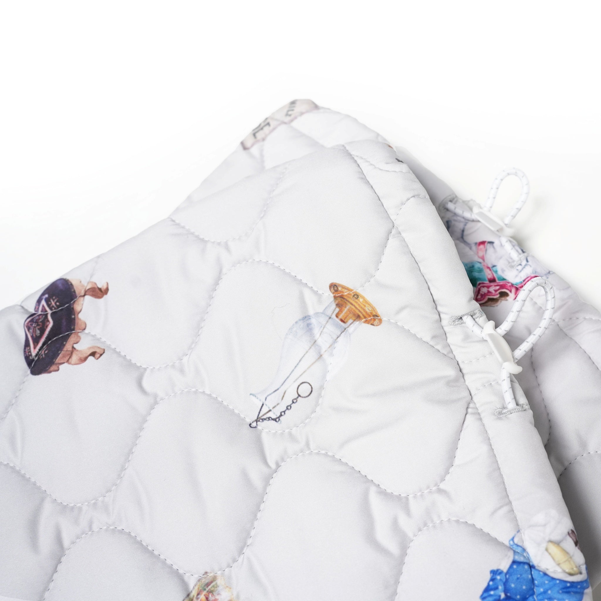 No:bsd23AW-04a | Name:Barn Antique Quilting Warmer | Color:Off White【BEDSIDEDRAMA_ベッドサイドドラマ】