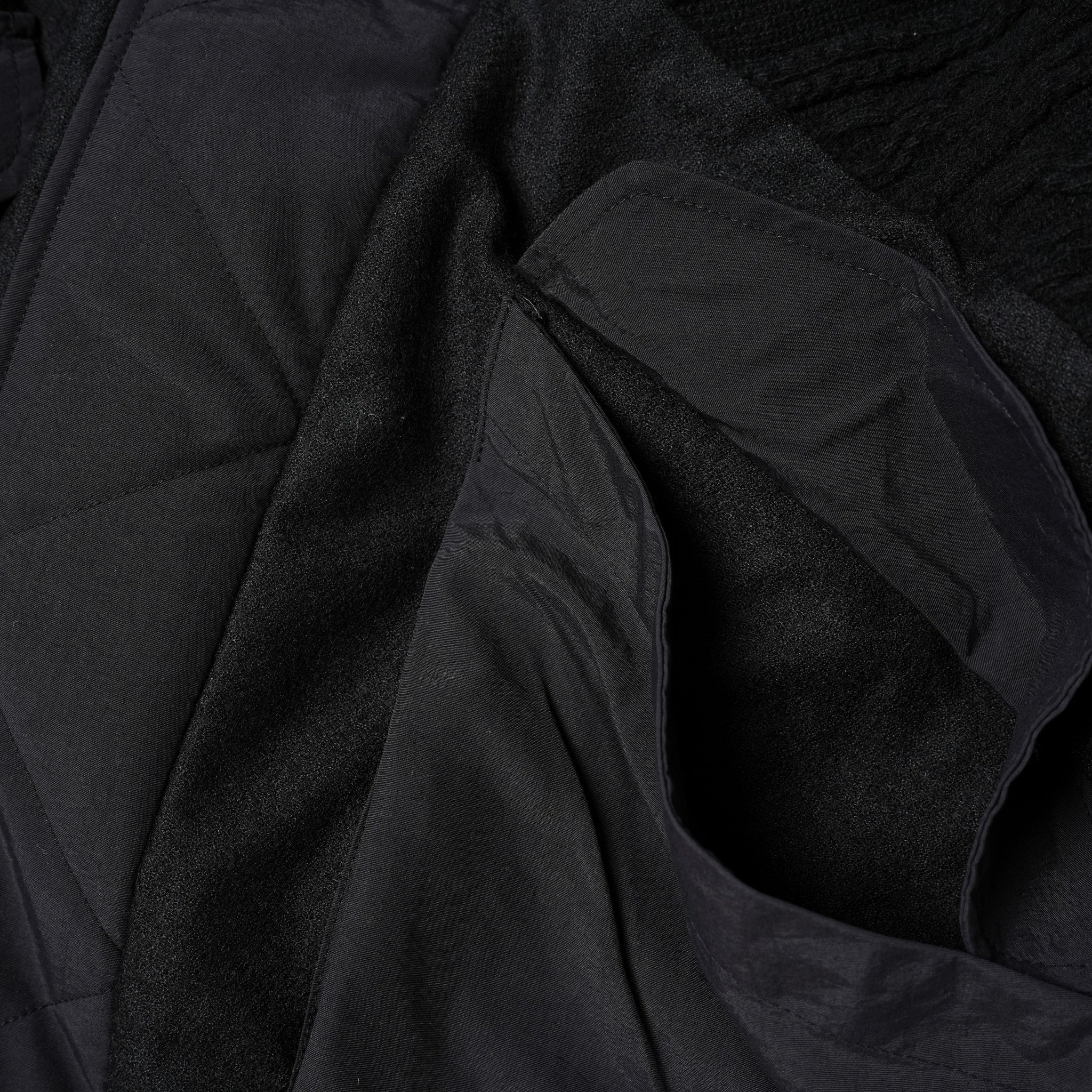 No:bsd23AW-08 | Name:Big Hood Northen Blouson | Color:Black【BEDSIDEDRAMA_ベッドサイドドラマ】