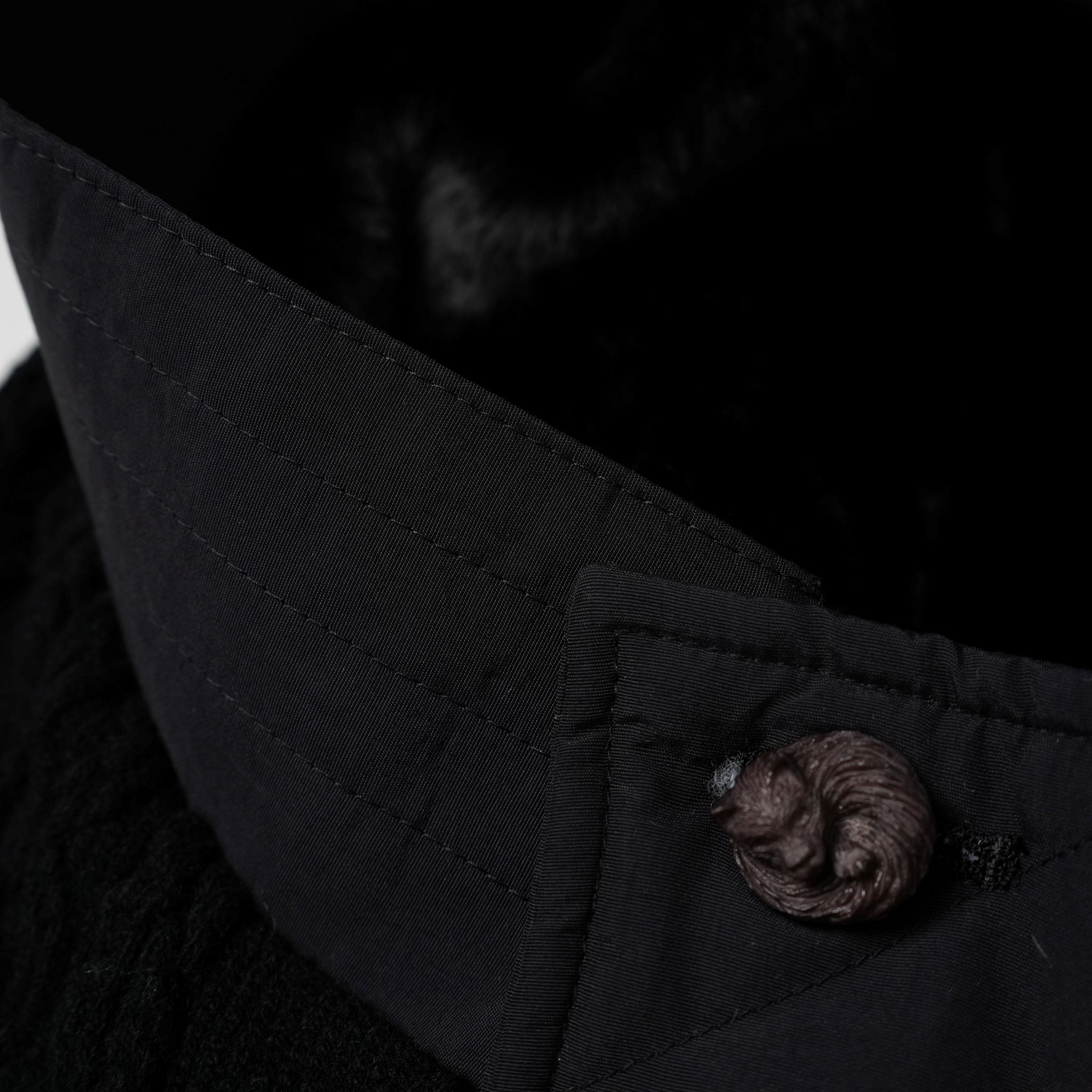 No:bsd23AW-08 | Name:Big Hood Northen Blouson | Color:Black【BEDSIDEDRAMA_ベッドサイドドラマ】