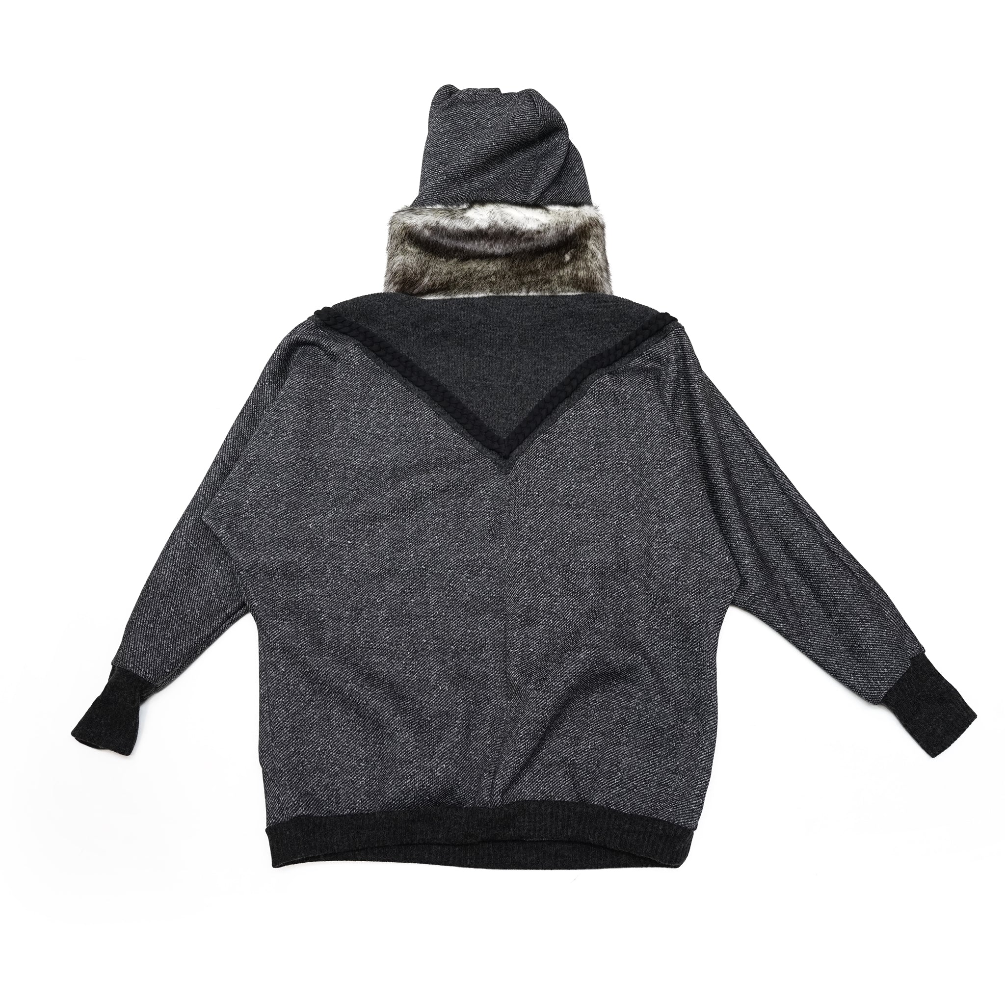 No:bsd23AW-27 | Name:Northern Hoodie | Color:Black【BEDSIDEDRAMA_ベッドサイドドラマ】【archive】