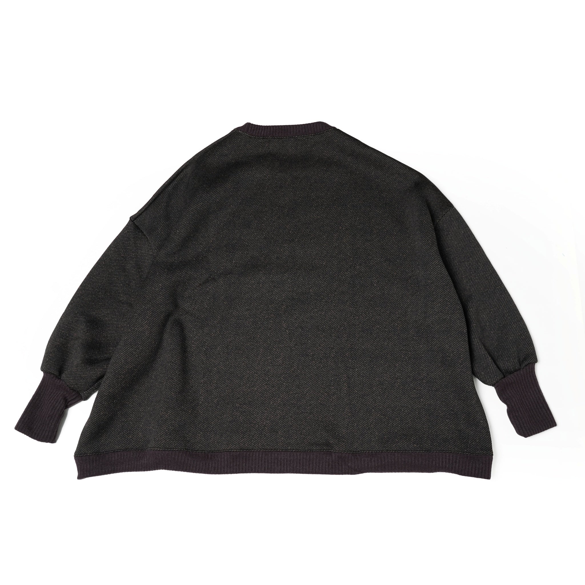 No:bsd23AW-28Ca | Name:Home Sweater Pullover/EUZEEN | Color:Brown【BEDSIDEDRAMA_ベッドサイドドラマ】【archive】
