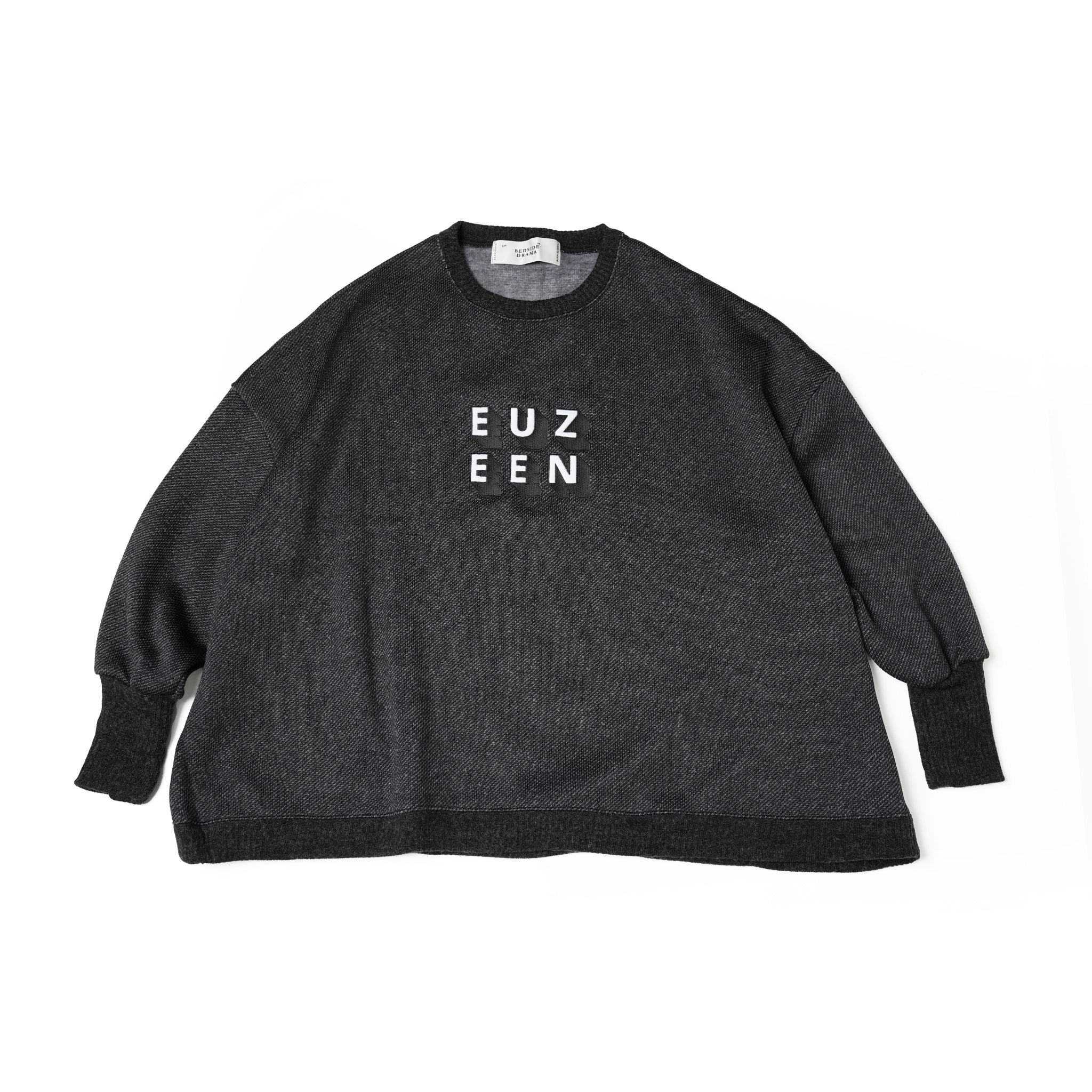 No:bsd23AW-28Cb | Name:Home Sweater Pullover/EUZEEN | Color:Black【BEDSIDEDRAMA_ベッドサイドドラマ】【archive】