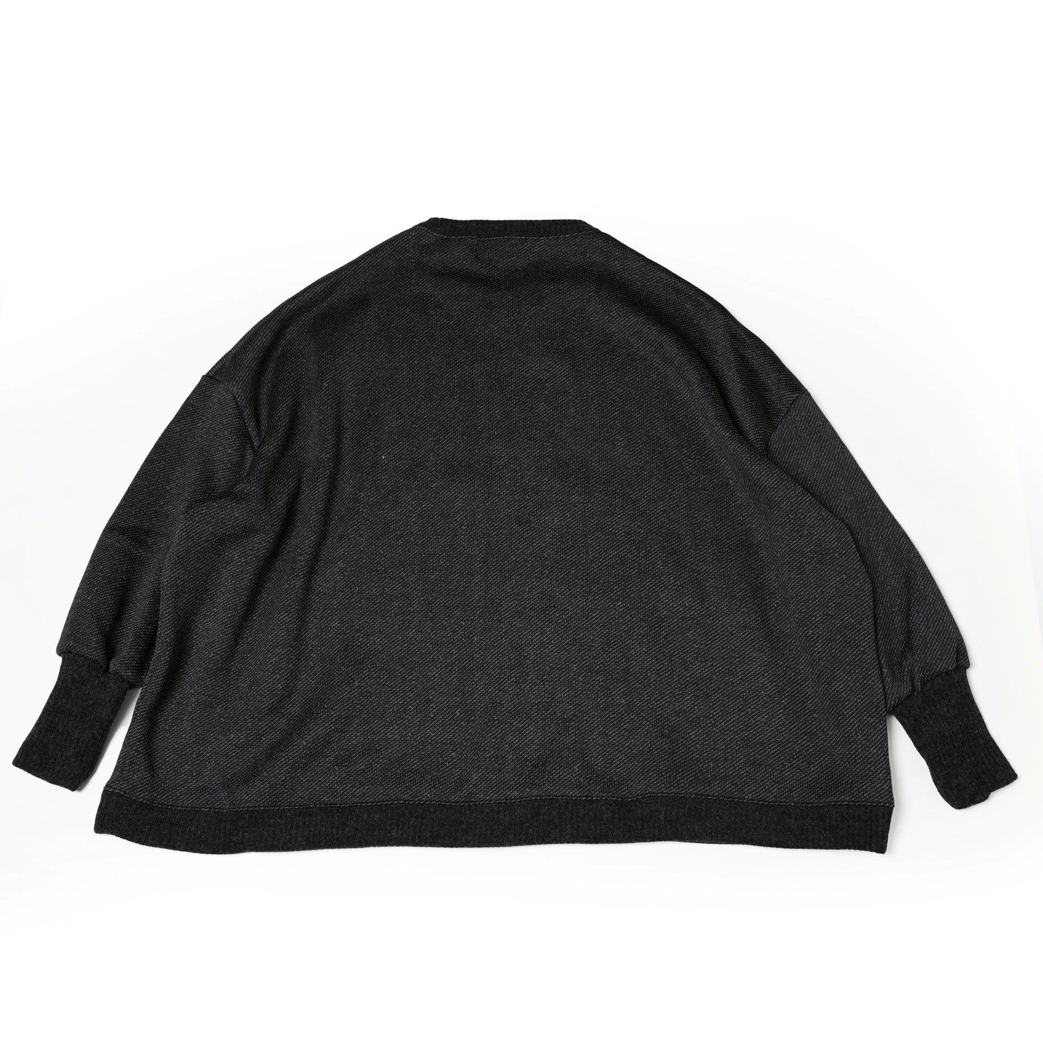 No:bsd23AW-28Cb | Name:Home Sweater Pullover/EUZEEN | Color:Black【BEDSIDEDRAMA_ベッドサイドドラマ】