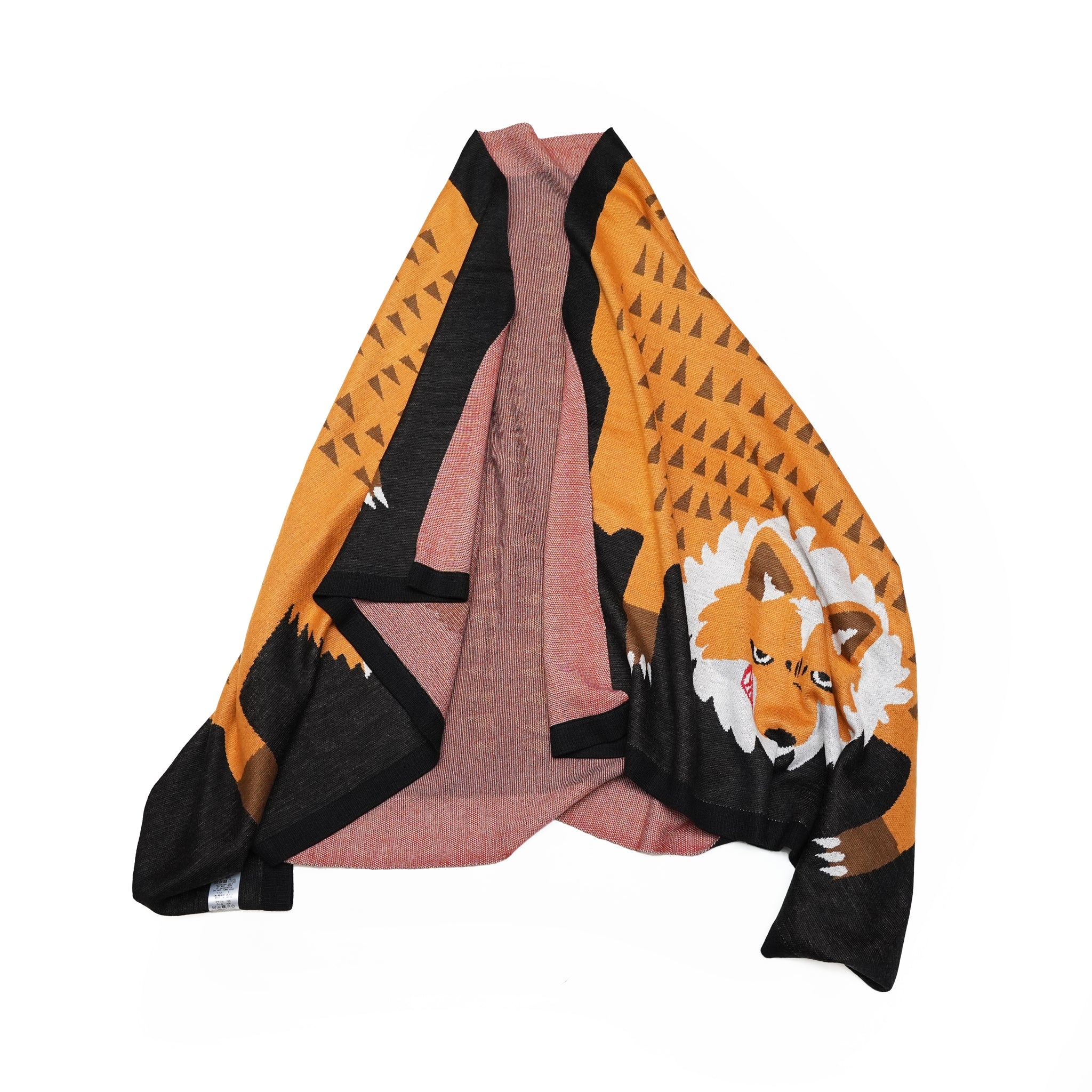 No:bsd23AW-32a | Name:Carpet Animals Big Stole | Color:Fox