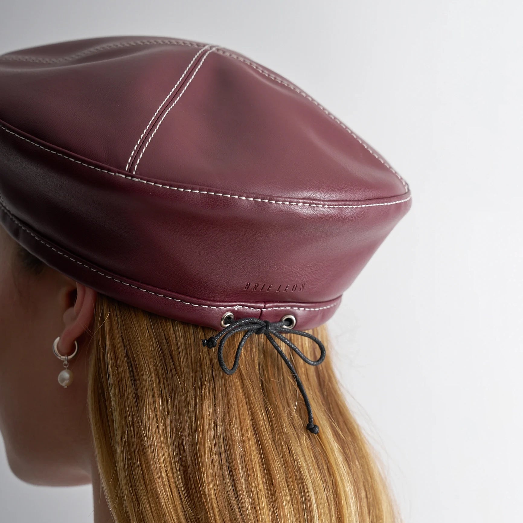 23ha01-01 | BRET | Color:Black/Merlot【BRIE LEON_ブリ―レオン】