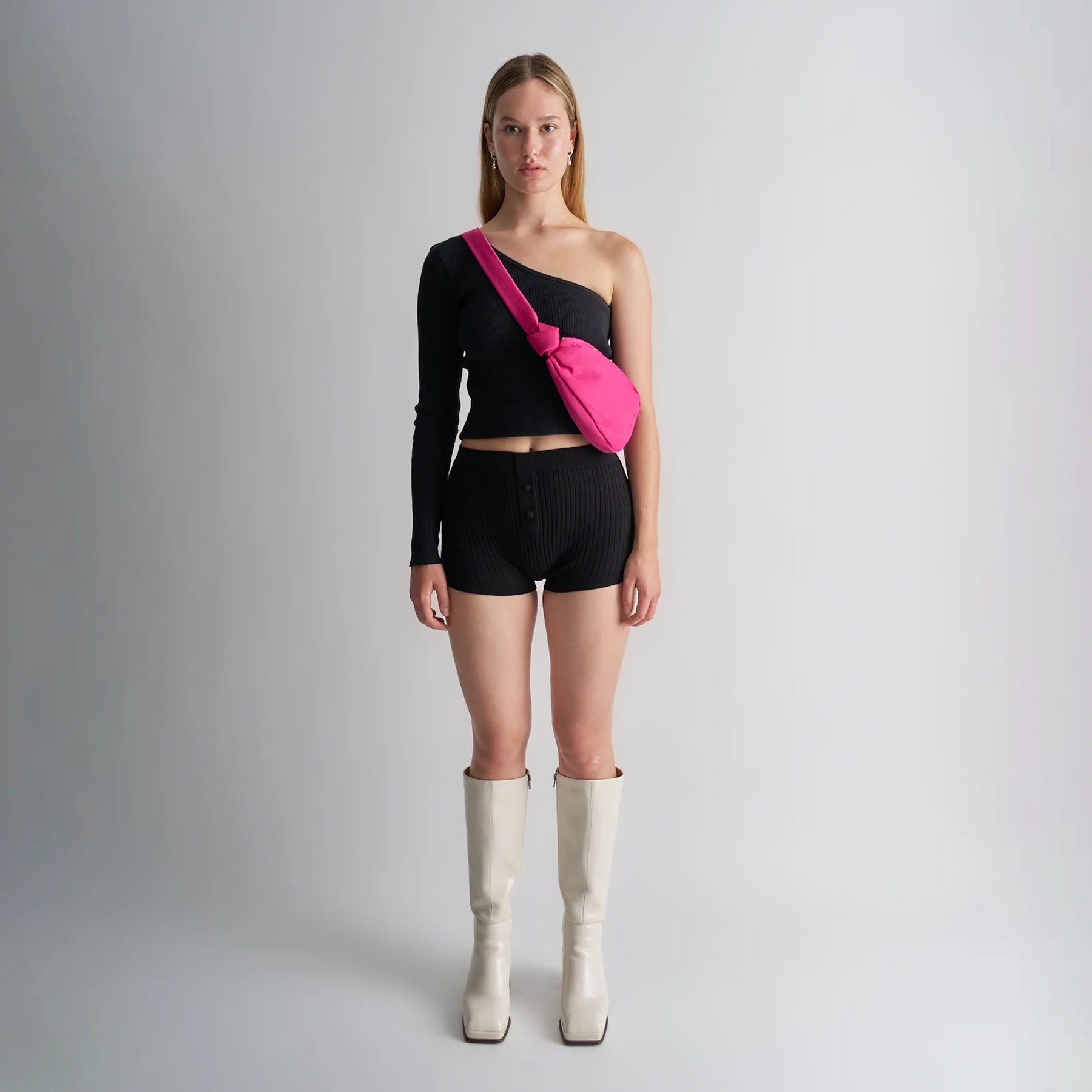 No:23h17-1 | Name:RELLINO | Color:Black/Pink【BRIE LEON_ブリ―レオン】