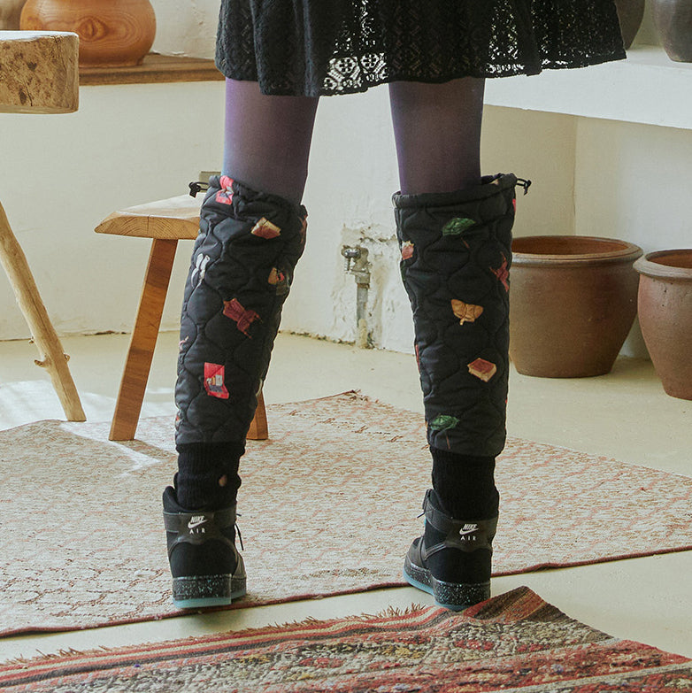 bsd23AW-04b | Barn Antique Quilting Warmer | Color:Black【BEDSIDEDRAMA_ベッドサイドドラマ】【archive】
