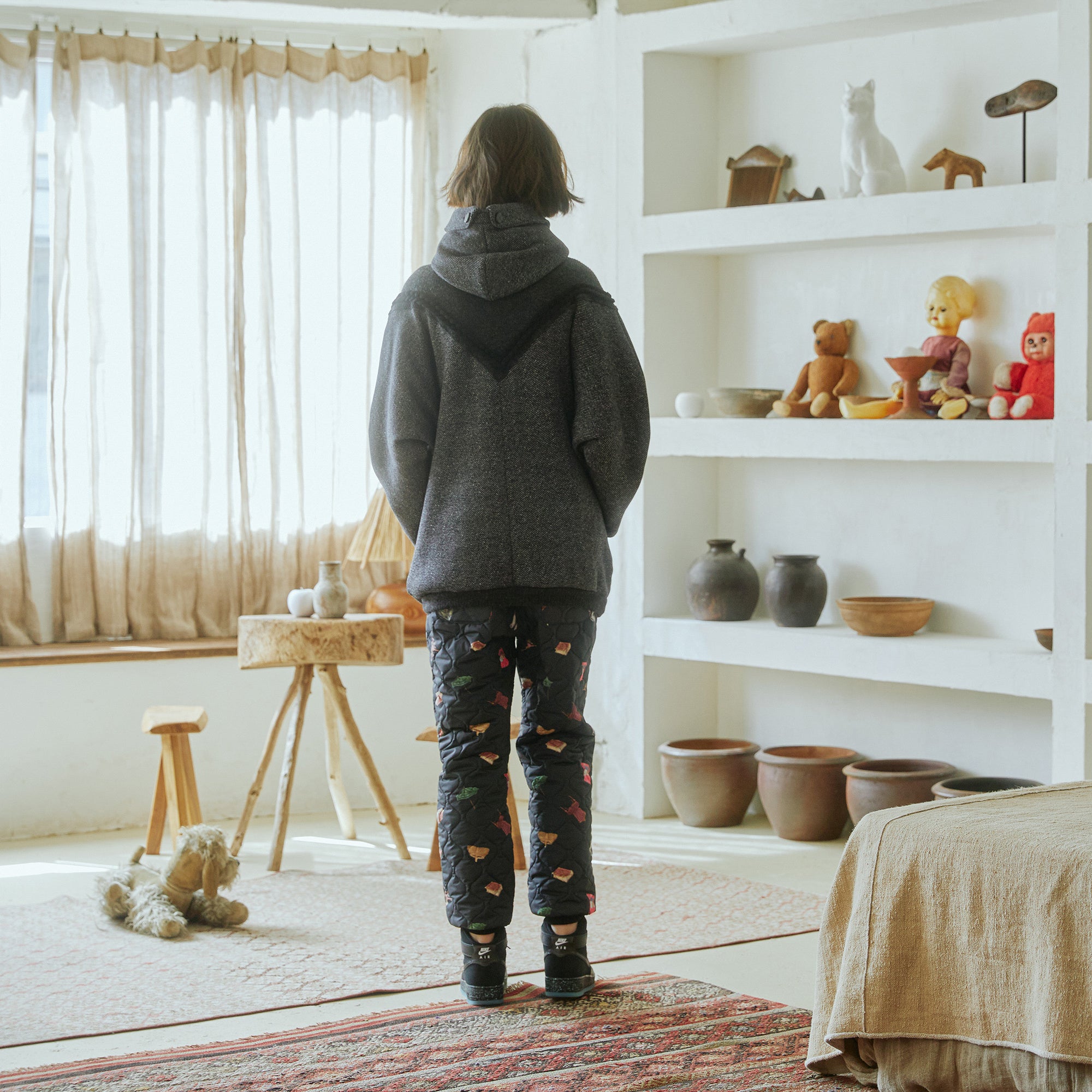 No:bsd23AW-27 | Name:Northern Hoodie | Color:Black【BEDSIDEDRAMA_ベッドサイドドラマ】【archive】