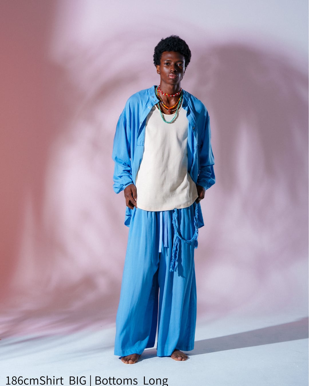 ネイティブシアークロップドパンツ – Water Blue | AMBERGLEAM