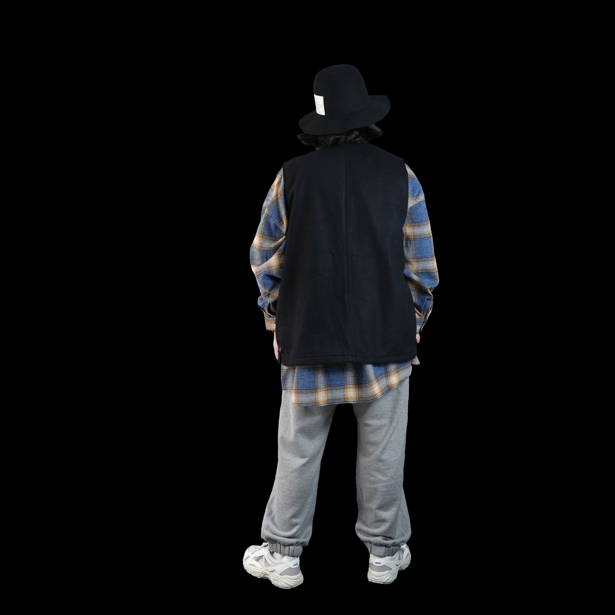 2023aw-BDU-02 | BDU 4 POCKET VEST-SOFT MELTON | Color:Gray/Black【CATTA_カッタ】