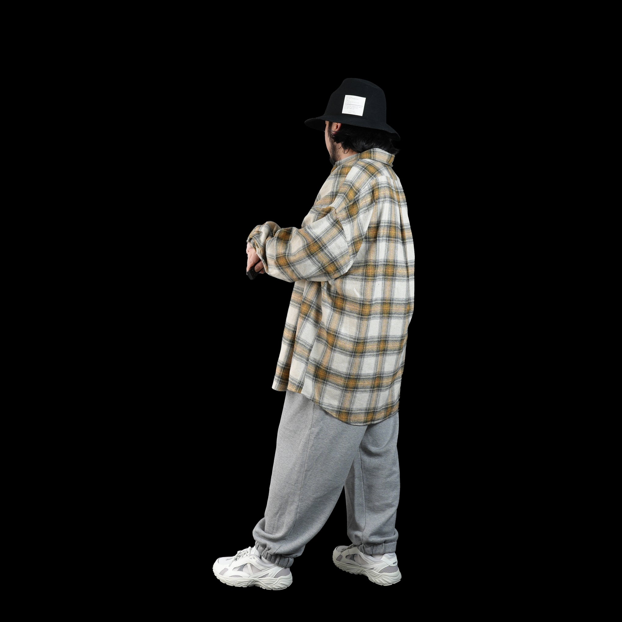No:2023aw-RGW-01 | Name:REGULAR WIDE SHIRT-AMERANGE CHECK | Color:Yellow/Blue/Red【CATTA_カッタ】