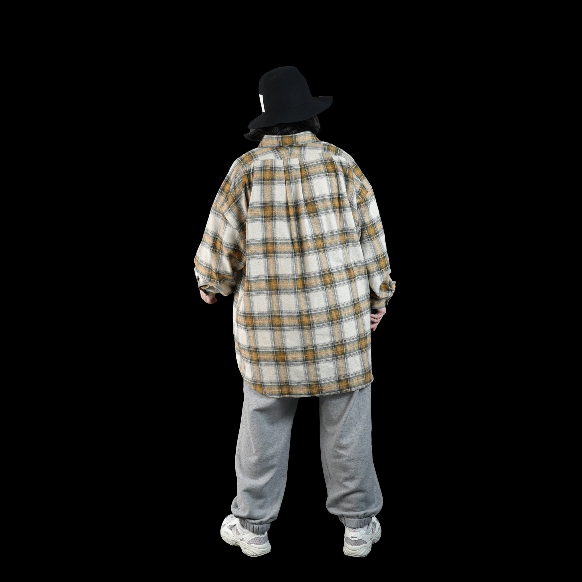 No:2023aw-RGW-01 | Name:REGULAR WIDE SHIRT-AMERANGE CHECK | Color:Yellow/Blue/Red【CATTA_カッタ】