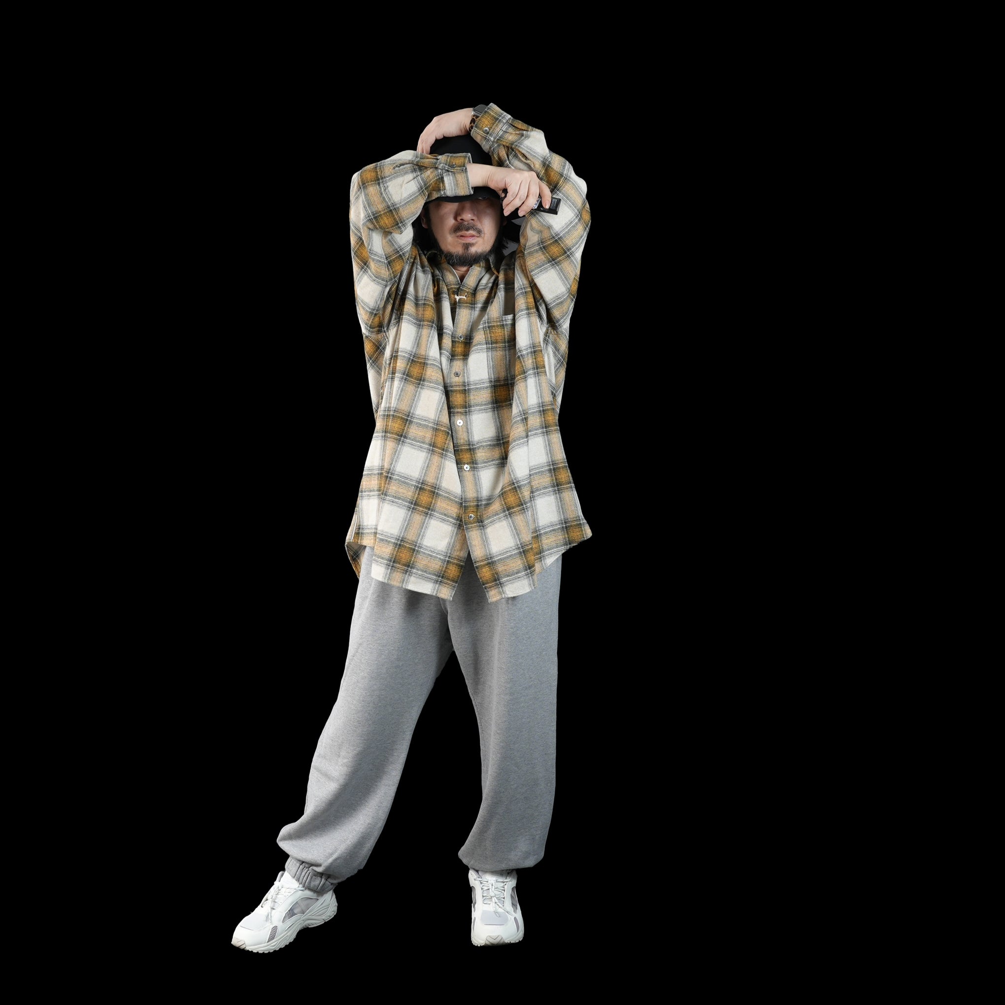No:2023aw-RGW-01 | Name:REGULAR WIDE SHIRT-AMERANGE CHECK | Color:Yellow/Blue/Red【CATTA_カッタ】