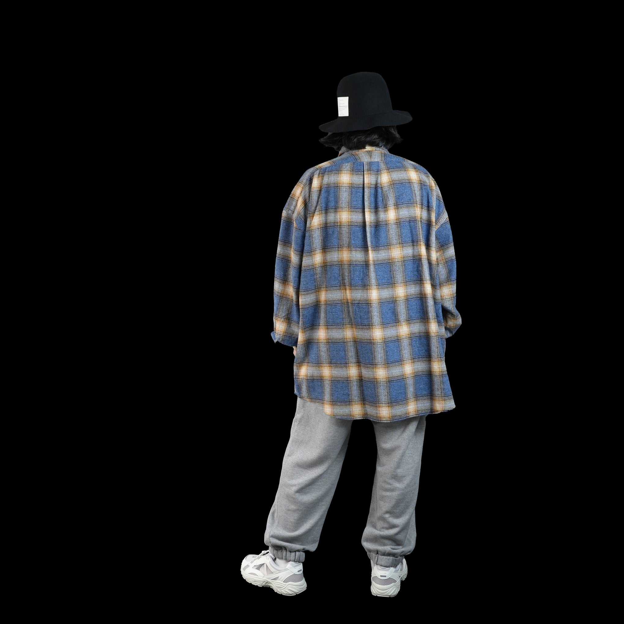 No:2023aw-RGW-01 | Name:REGULAR WIDE SHIRT-AMERANGE CHECK | Color:Yellow/Blue/Red【CATTA_カッタ】