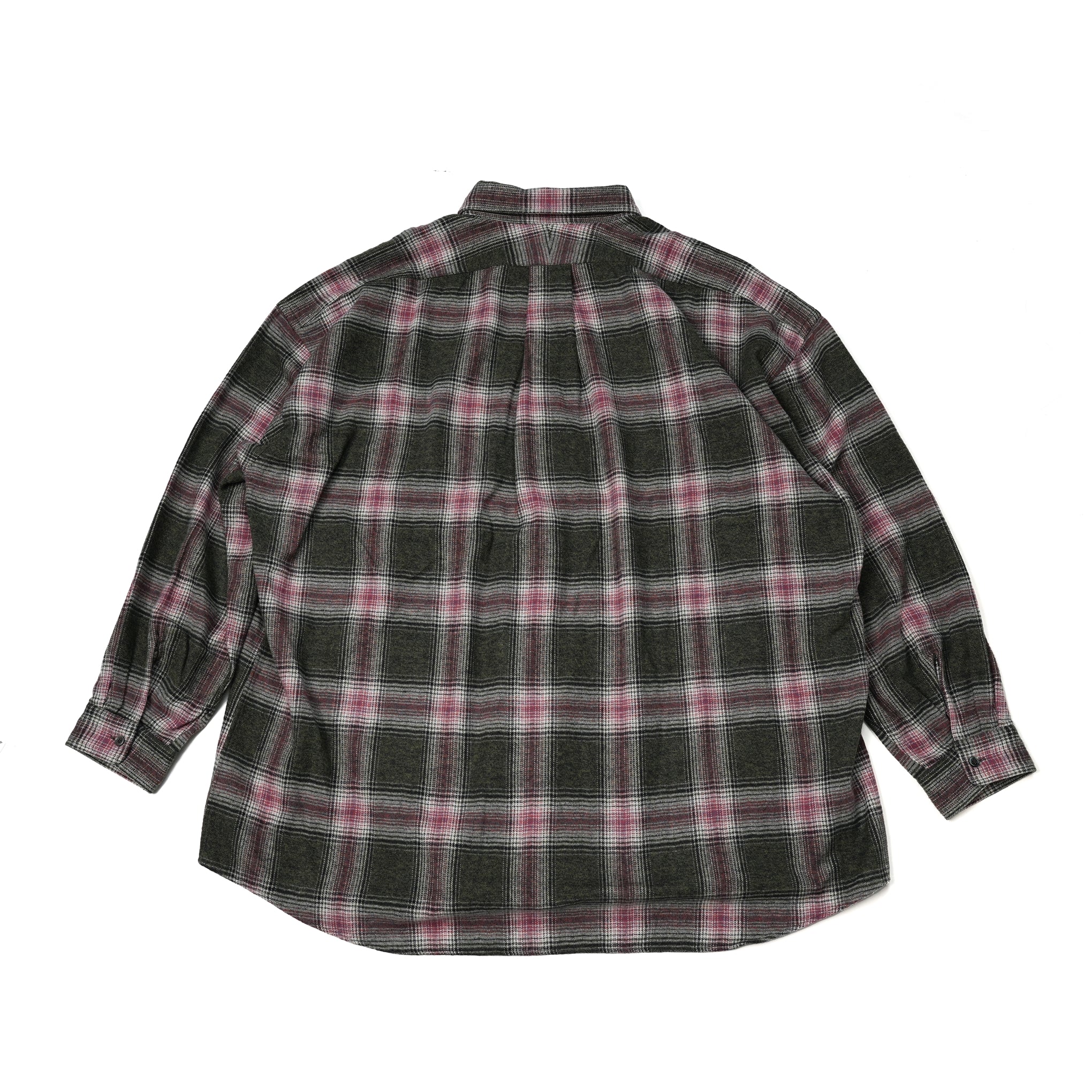 No:2023aw-RGW-01 | Name:REGULAR WIDE SHIRT-AMERANGE CHECK | Color:Yellow/Blue/Red【CATTA_カッタ】