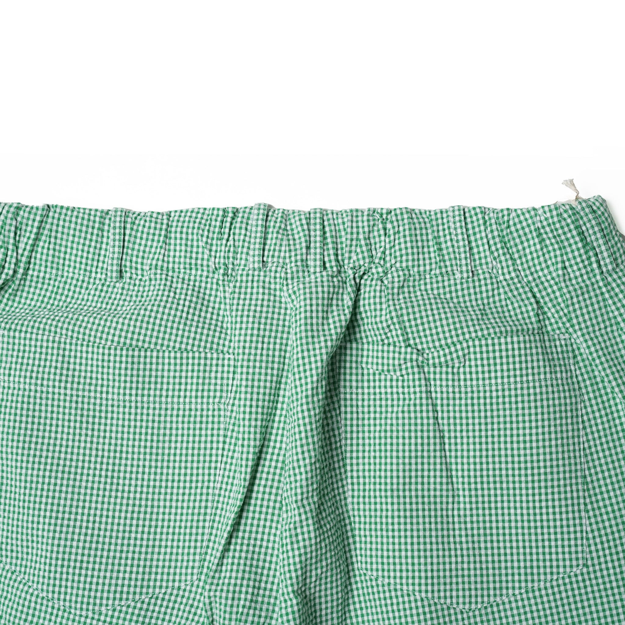 BES-03_B | BAGS EASY SHORT PANTS-SOCCER GINGHAM | Color:Green【CATTA_カッタ】