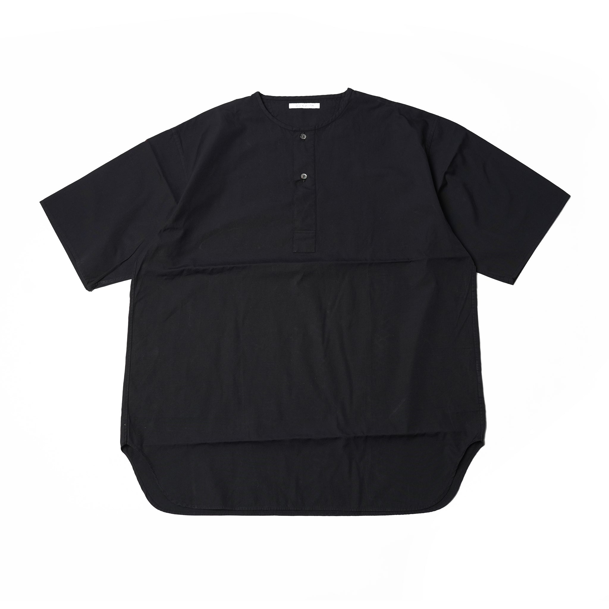 HRN-01_A | SLEEPING SHIRT-OX FORD | Color:Black【CATTA_カッタ】