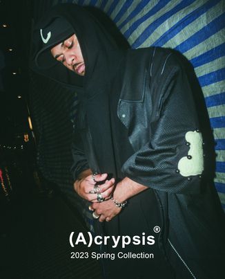 No:ACRS23-P02 Name:Functional Mesh Patchwork Baseball Shorts | Color : Black | Size:FREE【(A)crypsis_エイクライプシス】【SEIVSON_セイヴソン】