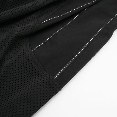 No:ACRS23-P02 Name:Functional Mesh Patchwork Baseball Shorts | Color : Black | Size:FREE【(A)crypsis_エイクライプシス】【SEIVSON_セイヴソン】