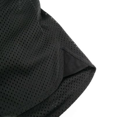 ACRS23-S01 | Striped Baseball Shirt in Mesh / Black | Color : Black | Size:FREE | (A)crypsis | SEIVSON