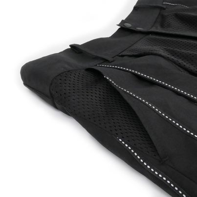 ACRS23-P02 Functional Mesh Patchwork Baseball Shorts | Color : Black | Size:FREE | (A)crypsis | SEIVSON