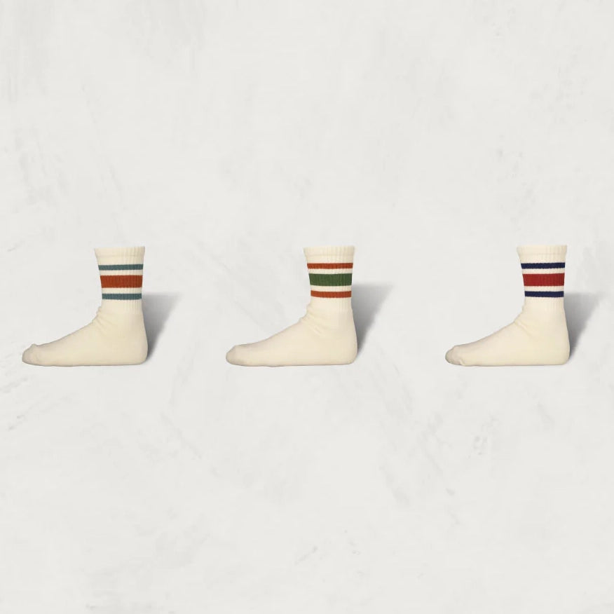 de-40 | 80’s Skater Socks | Short Length 【DECKA QUALITY SOCKS_デカクオリティソックス】【ネコポス選択可能】
