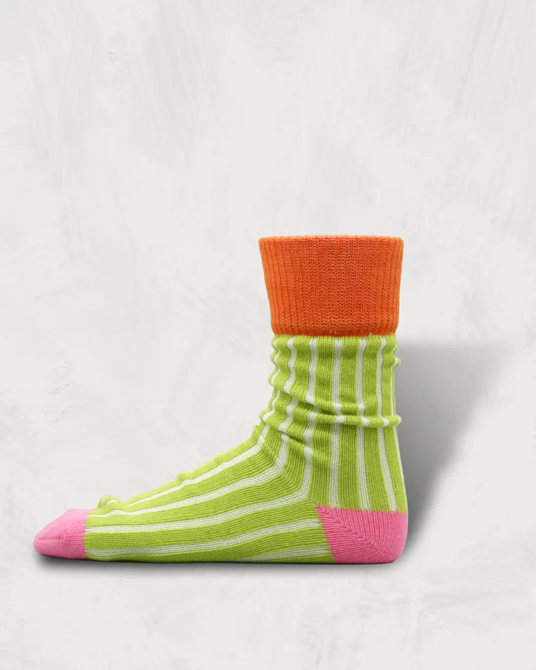 Cotton Needle-Out Socks | Stripes – 4 Colors | DECKA QUALITY SOCKS | SHOWATABÉ【ネコポス選択可能】