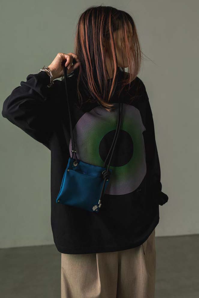 FB006 | ナイロンポケットショルダー | Color:Black/Brown/Gold/Blue【FULAT_フラット】