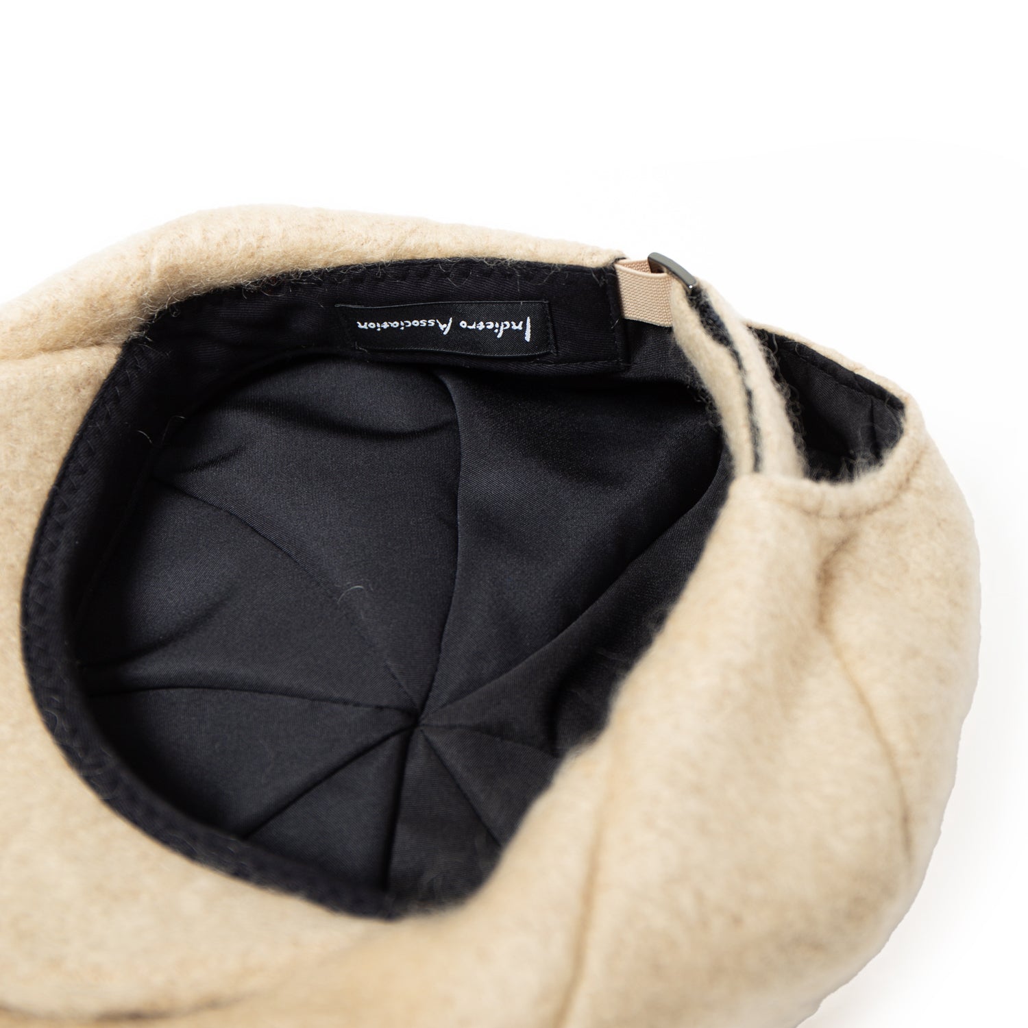 IA-24-111_BIEGE | Twist Casquette | Color:Beige【INDIETRO ASSOCIATION_インディエトロアソシエーション】