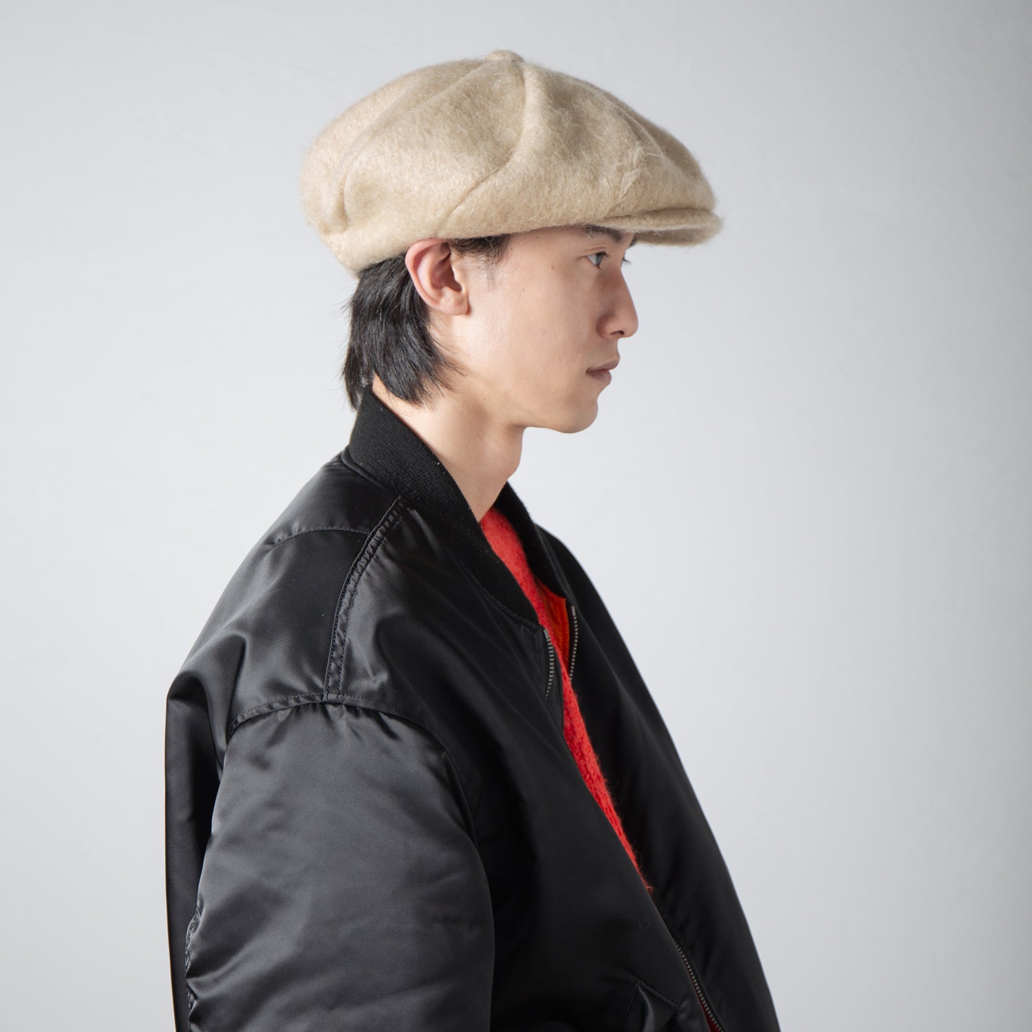 IA-24-111_BIEGE | Twist Casquette | Color:Beige【INDIETRO ASSOCIATION_インディエトロアソシエーション】