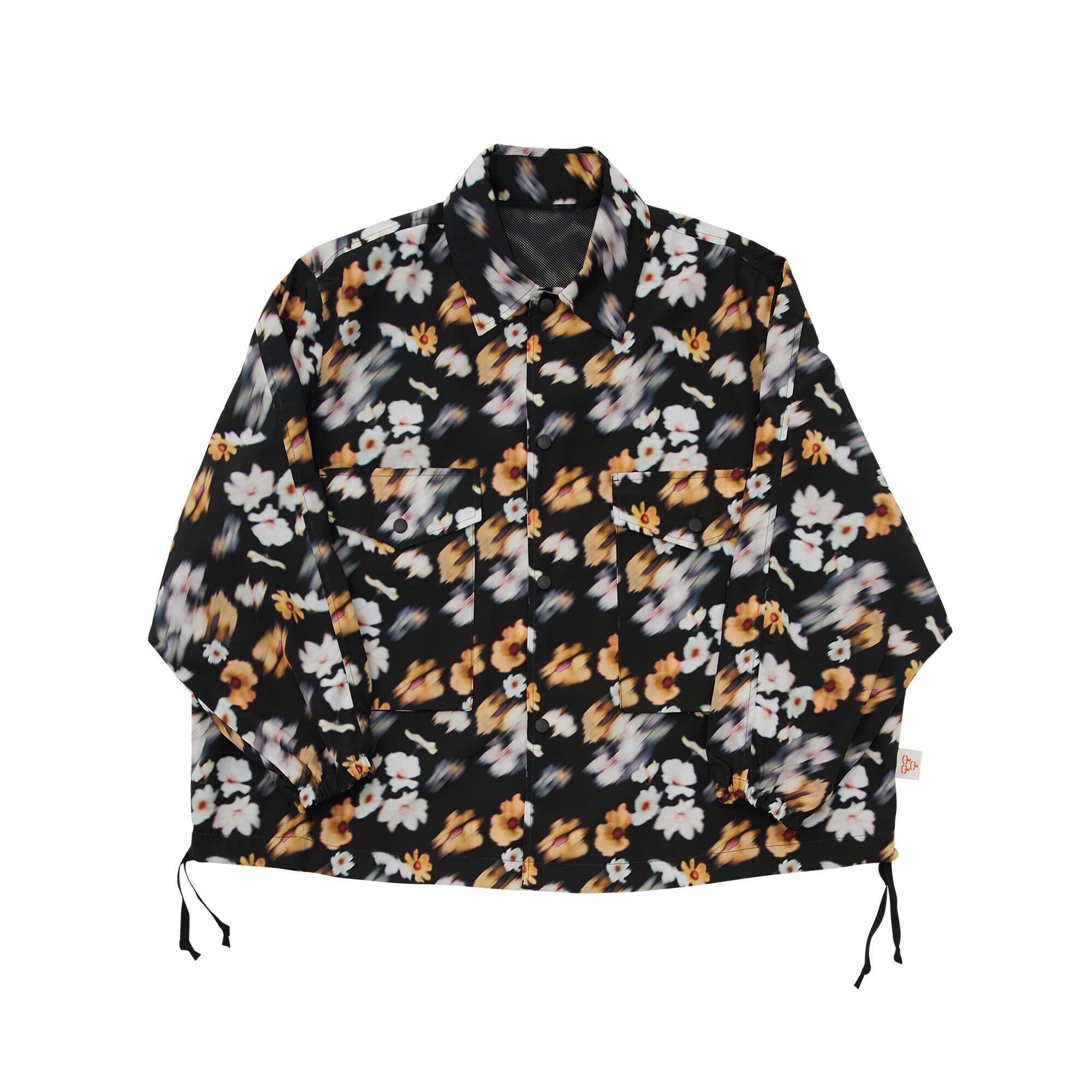 PATTERN UTILITY JACKET – Black | GORT