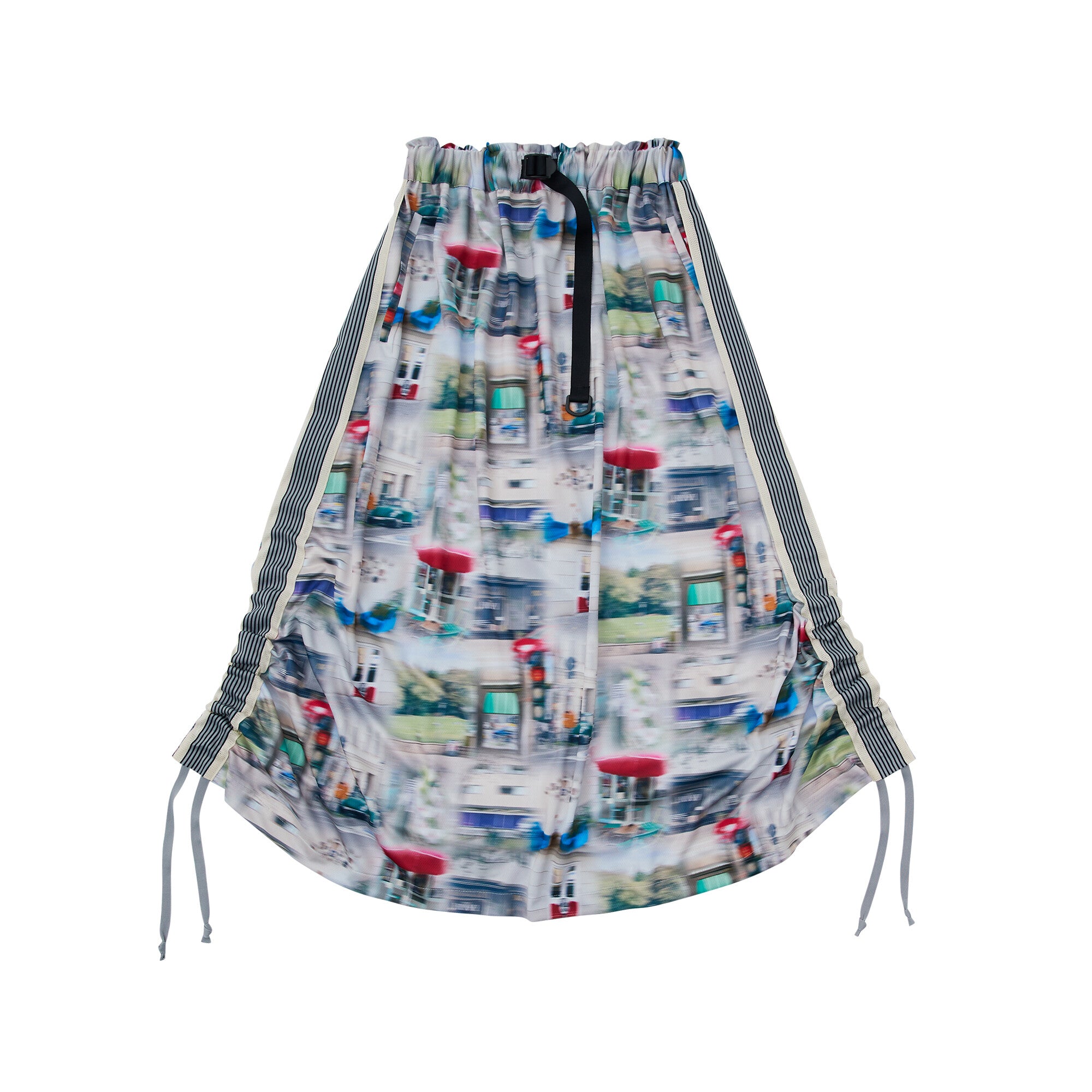 TRACK BUCKLE SKIRT – Gray | GORT