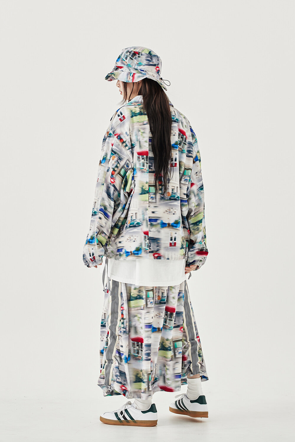 PATTERN UTILITY JACKET – Gray | GORT