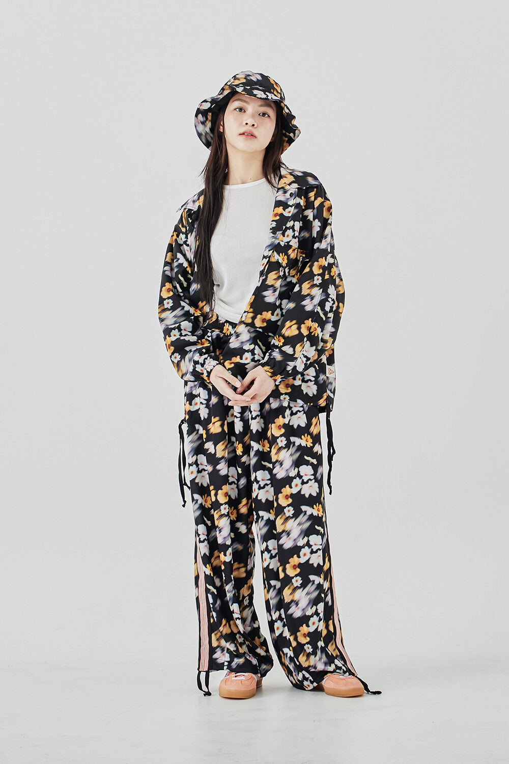 PATTERN UTILITY JACKET – Black | GORT