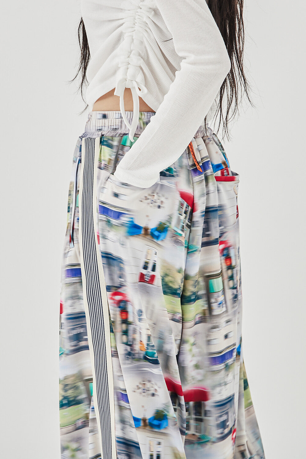 BALLOON TRACK PANTS – Gray | GORT