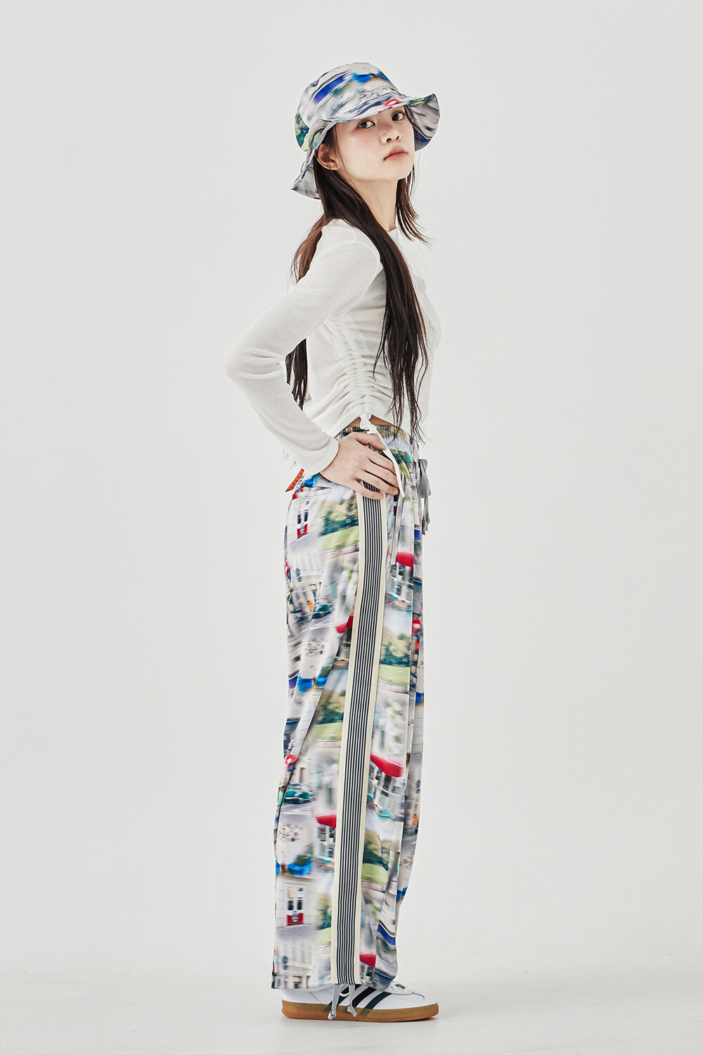 BALLOON TRACK PANTS – Gray | GORT
