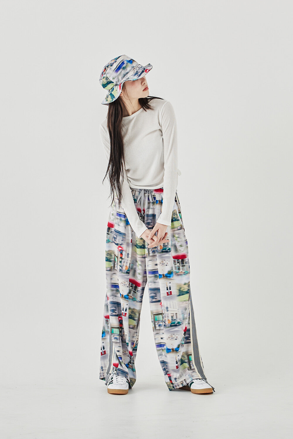BALLOON TRACK PANTS – Gray | GORT
