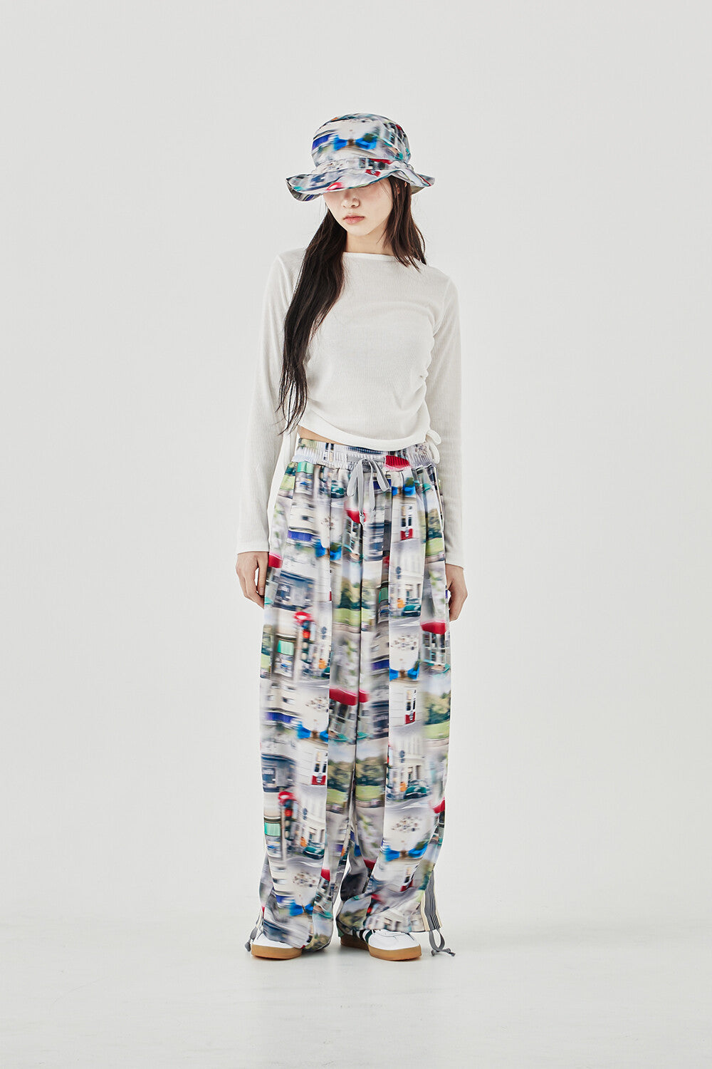 BALLOON TRACK PANTS – Gray | GORT