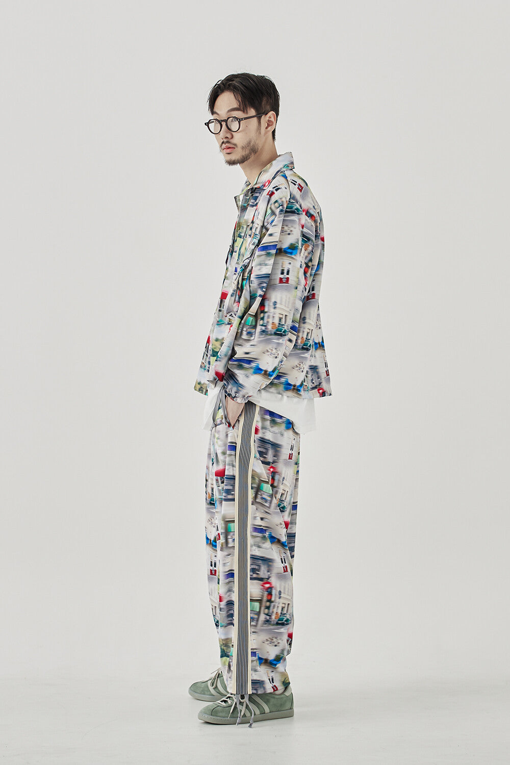 BALLOON TRACK PANTS – Gray | GORT