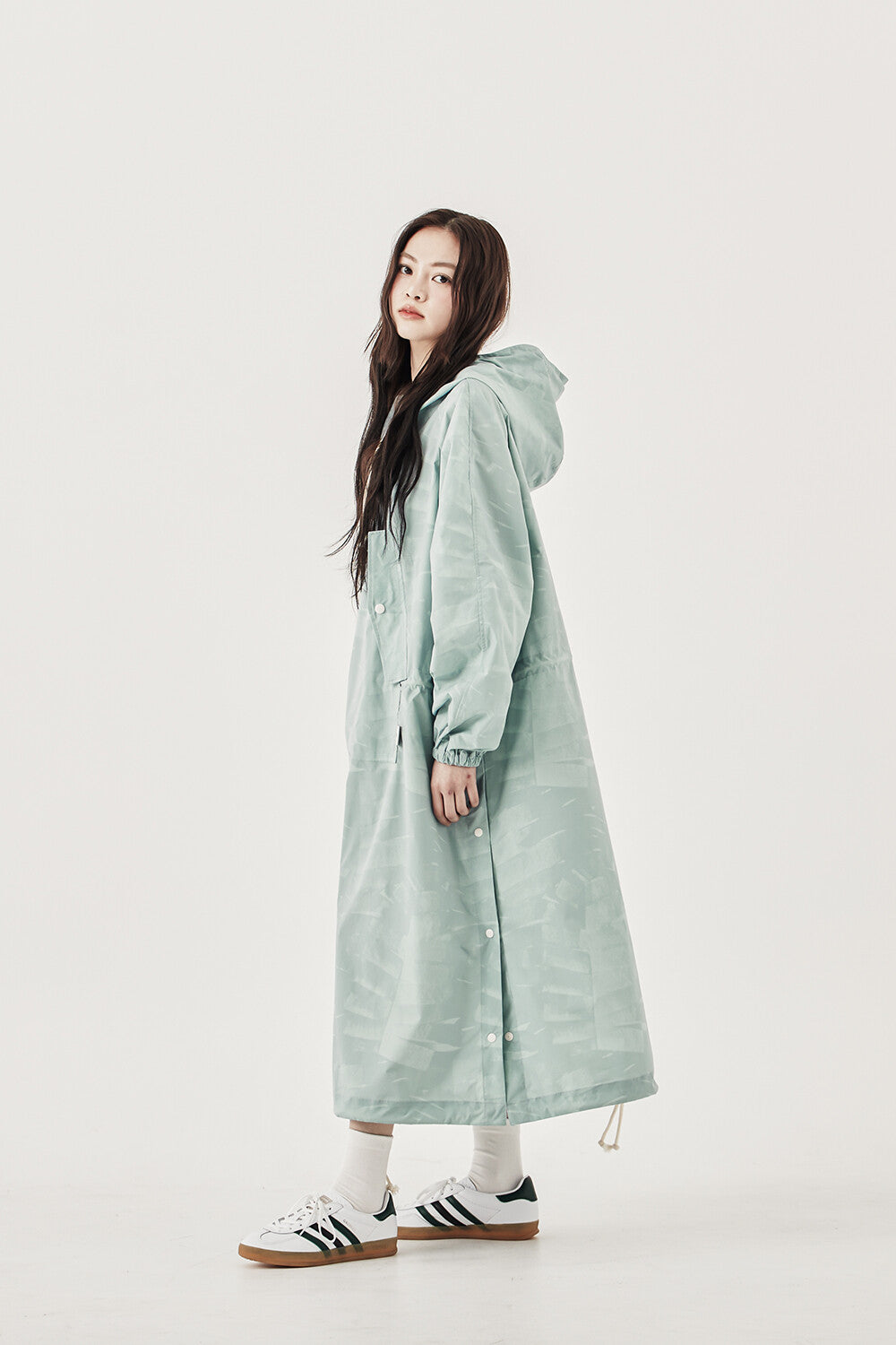 G61201A_SKY | MOUNTAIN LONG ANORAK-SKY | Color:Sky【GORT_ゴート】