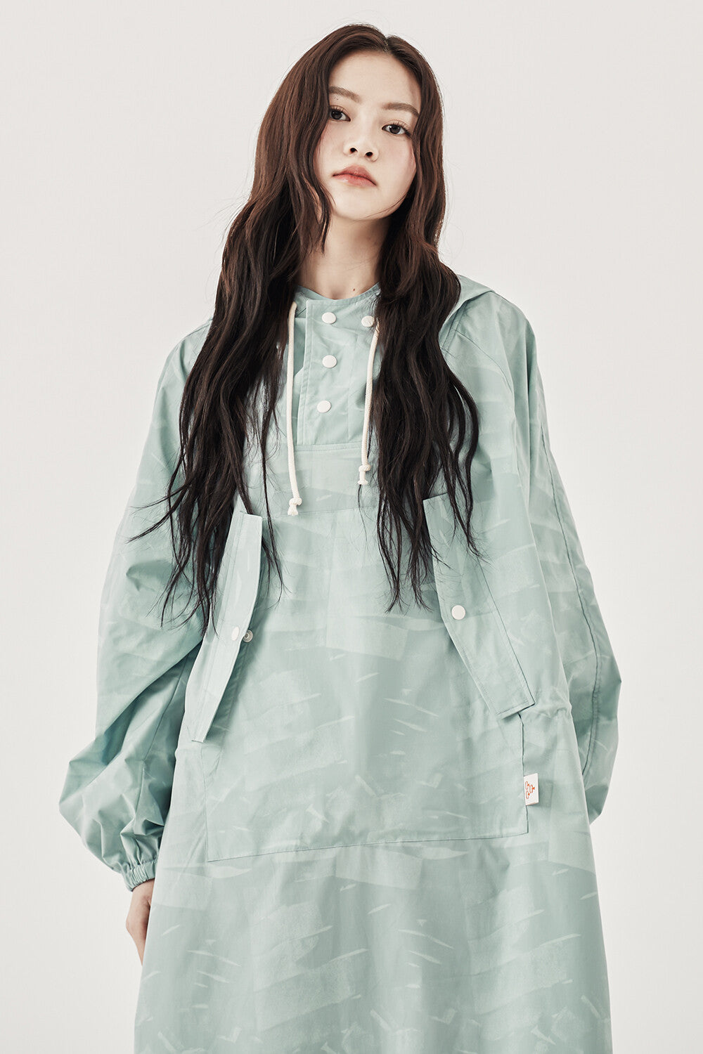 G61201A_SKY | MOUNTAIN LONG ANORAK-SKY | Color:Sky【GORT_ゴート】