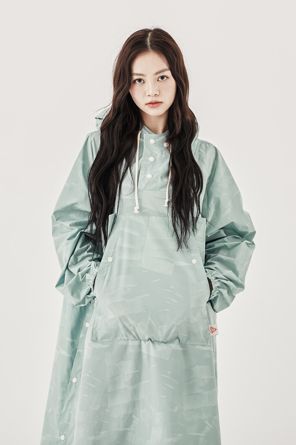 G61201A_SKY | MOUNTAIN LONG ANORAK-SKY | Color:Sky【GORT_ゴート】