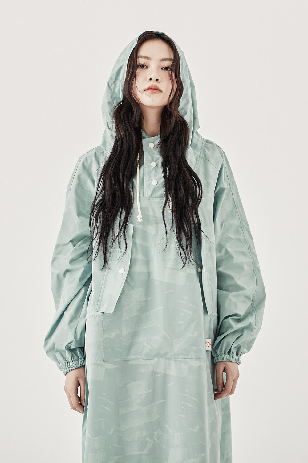G61201A_SKY | MOUNTAIN LONG ANORAK-SKY | Color:Sky【GORT_ゴート】