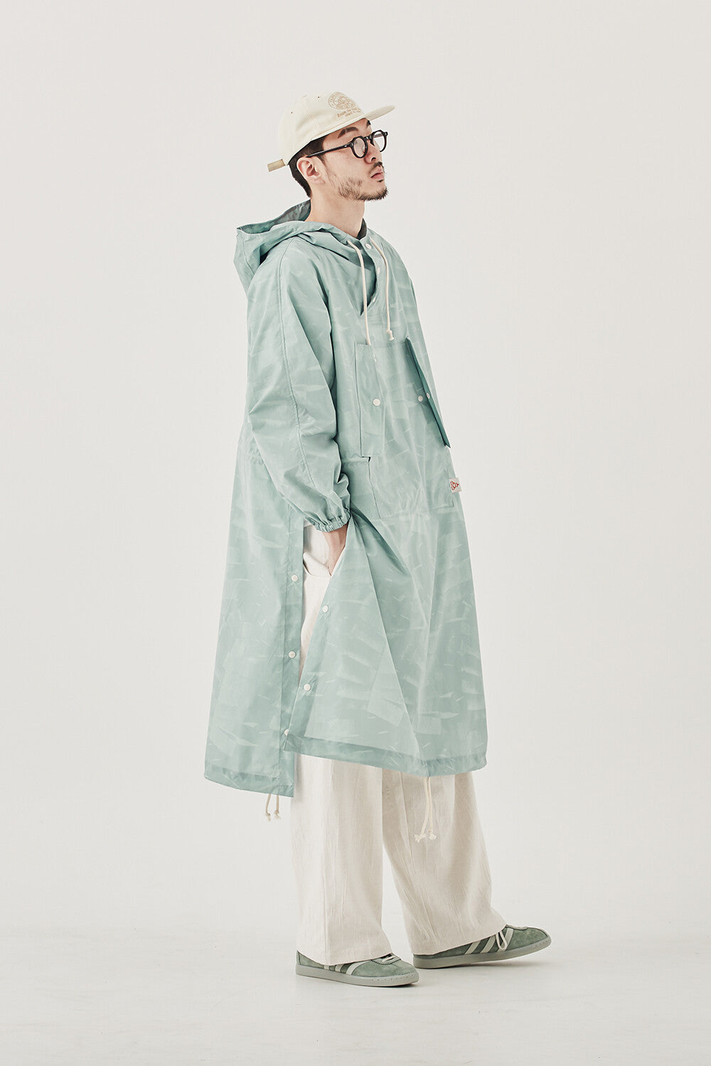 G61201A_SKY | MOUNTAIN LONG ANORAK-SKY | Color:Sky【GORT_ゴート】